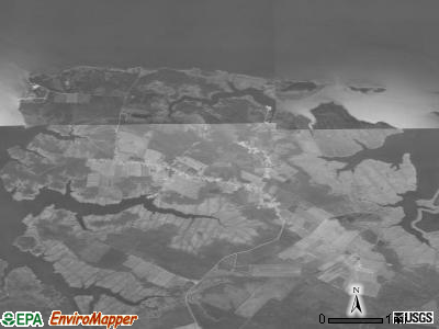 Zip code 28552 satellite photo by USGS