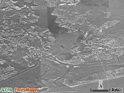 Zip code 28584 satellite photo by USGS