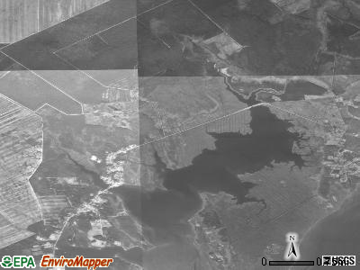 Zip code 28589 satellite photo by USGS