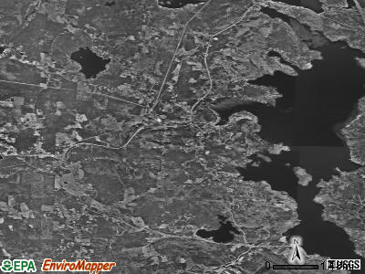 Zip code 03782 satellite photo by USGS