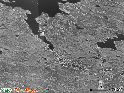 Zip code 03809 satellite photo by USGS