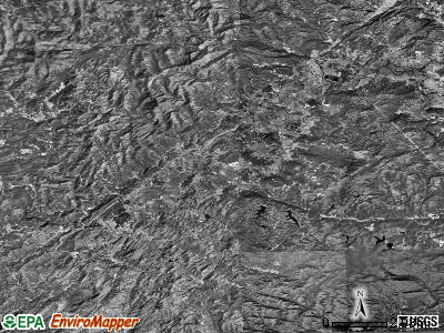 Zip code 28712 satellite photo by USGS
