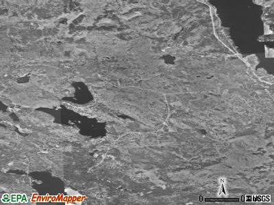 Zip code 03810 satellite photo by USGS