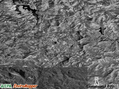 Zip code 28717 satellite photo by USGS