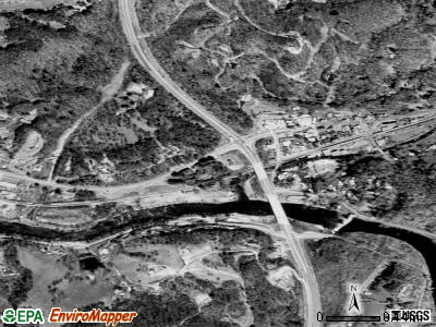 Zip code 28725 satellite photo by USGS