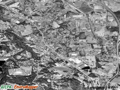 Zip code 28726 satellite photo by USGS