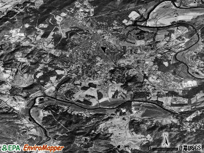 Zip code 28729 satellite photo by USGS