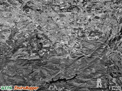 Zip code 28731 satellite photo by USGS