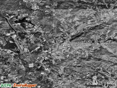 Zip code 28732 satellite photo by USGS