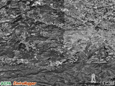 Zip code 28739 satellite photo by USGS
