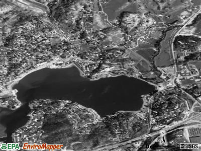 Zip code 28745 satellite photo by USGS