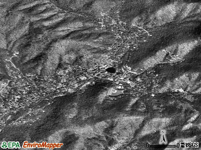 Zip code 28757 satellite photo by USGS