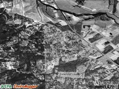 Zip code 28758 satellite photo by USGS