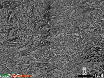 Zip code 28762 satellite photo by USGS