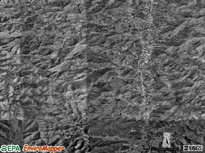 Zip code 28763 satellite photo by USGS