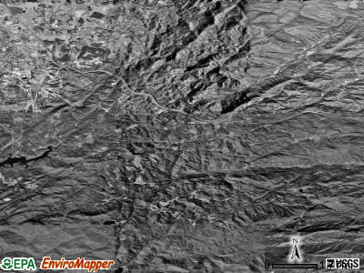 Zip code 28773 satellite photo by USGS