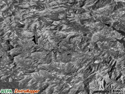 Zip code 28774 satellite photo by USGS