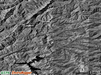 Zip code 28781 satellite photo by USGS