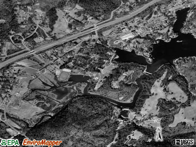 Zip code 28784 satellite photo by USGS