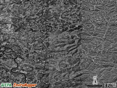 Zip code 28787 satellite photo by USGS