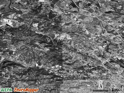Zip code 28791 satellite photo by USGS