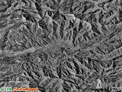 Zip code 28901 satellite photo by USGS