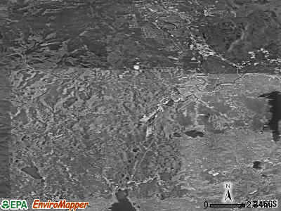 Zip code 03818 satellite photo by USGS