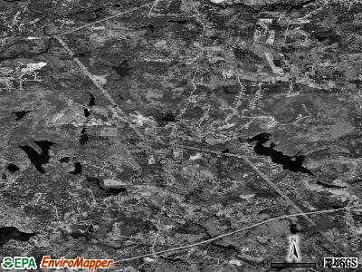 Zip code 03819 satellite photo by USGS