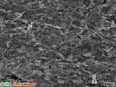 Zip code 03833 satellite photo by USGS