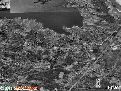 Zip code 03840 satellite photo by USGS