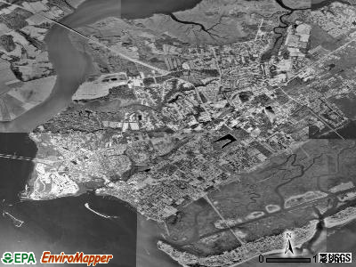 Zip code 29464 satellite photo by USGS