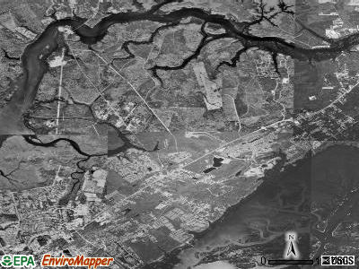 Zip code 29466 satellite photo by USGS