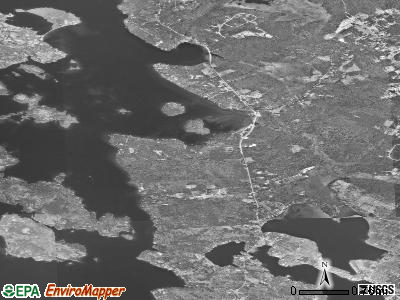 Zip code 03853 satellite photo by USGS