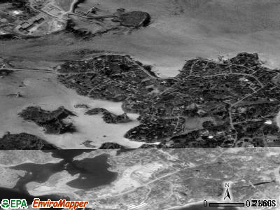 Zip code 03854 satellite photo by USGS