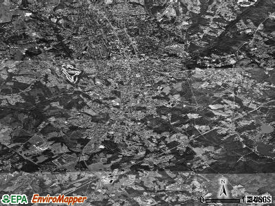 Zip code 29624 satellite photo by USGS