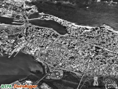 Zip code 00907 satellite photo by USGS