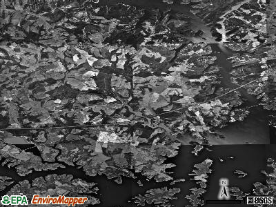 Zip code 29689 satellite photo by USGS