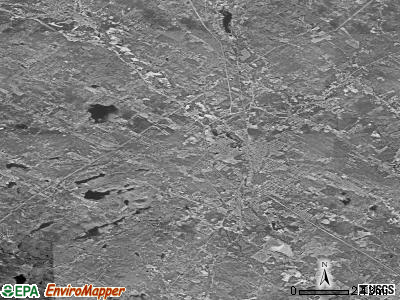 Zip code 03867 satellite photo by USGS