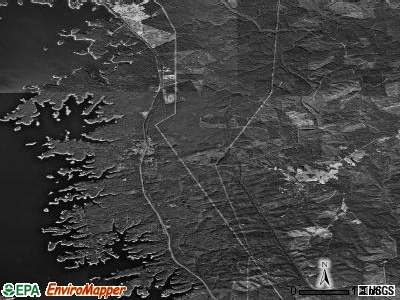 Zip code 29838 satellite photo by USGS