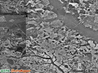 Zip code 29849 satellite photo by USGS