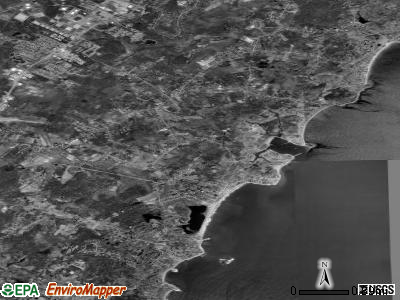 Zip code 03870 satellite photo by USGS