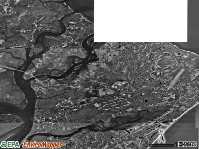 Zip code 29926 satellite photo by USGS