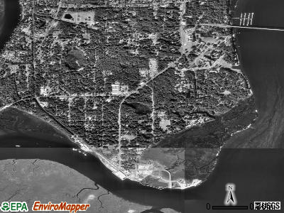 Zip code 29935 satellite photo by USGS