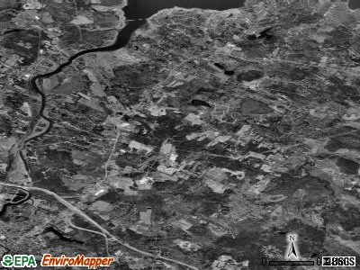 Zip code 03885 satellite photo by USGS