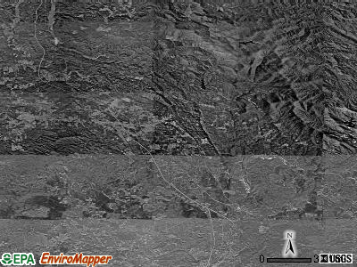 Zip code 30143 satellite photo by USGS