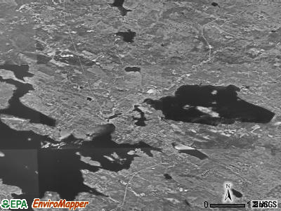 Zip code 03894 satellite photo by USGS