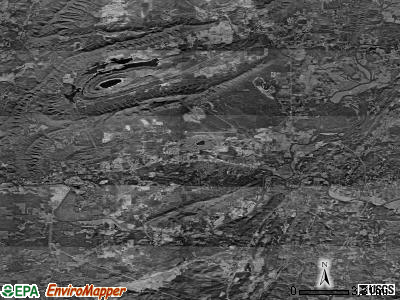 Zip code 30165 satellite photo by USGS