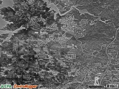 Zip code 30189 satellite photo by USGS
