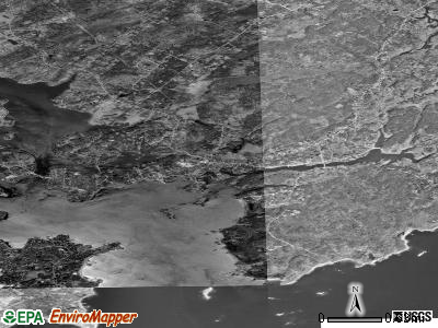Zip code 03905 satellite photo by USGS