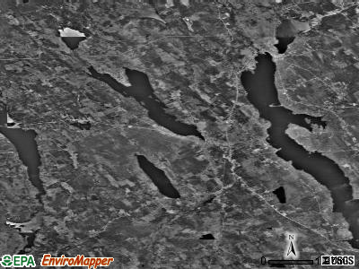 Zip code 04009 satellite photo by USGS
